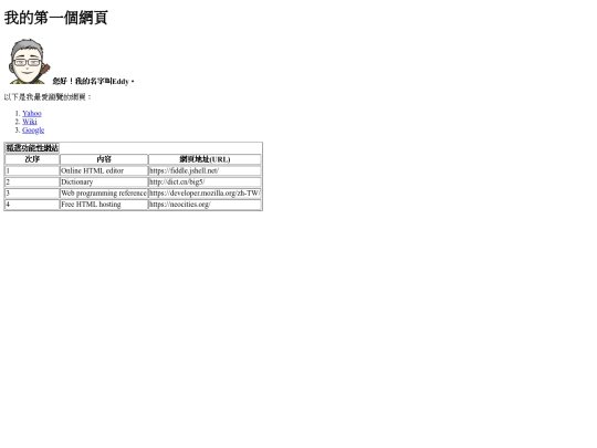 HTMLBook/ex6 screenshot