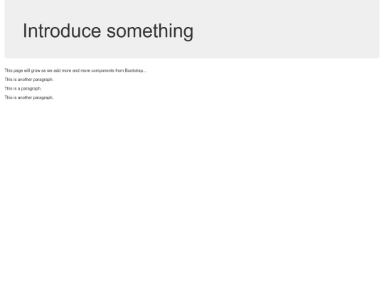 bootstrap/new screenshot