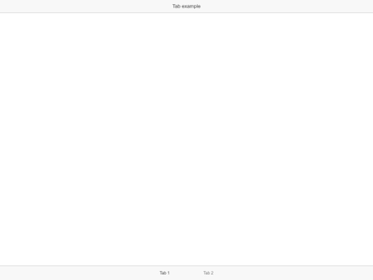 ionic/tabdemo screenshot