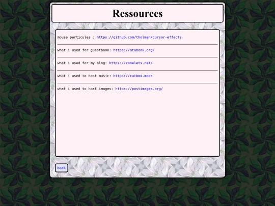 ressources screenshot