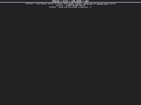 updates screenshot