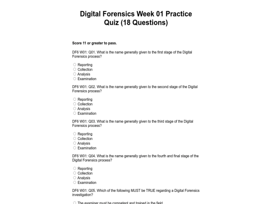 DFW01PracticeQuestions screenshot
