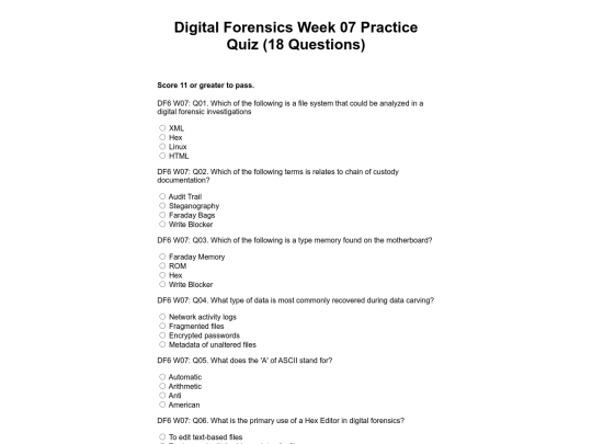 DFW7PracticeQuestions screenshot