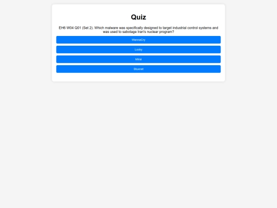 EthicalHacking/EHW04PracticeQuizSet2 screenshot