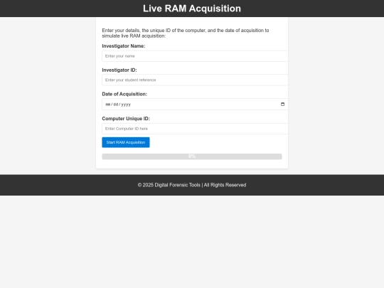 RAMSnapshot screenshot