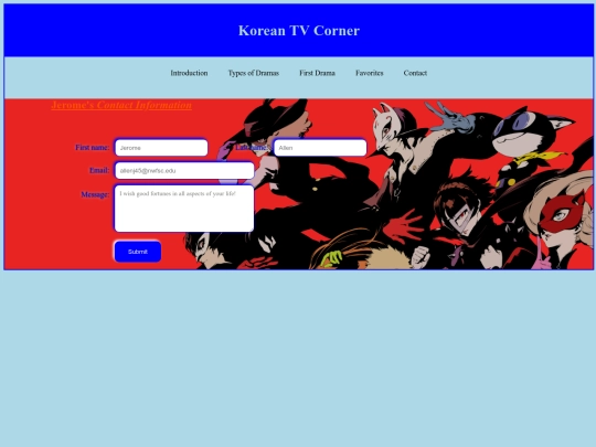 JKA - CGS 2820 - Lab 5 Contact screenshot