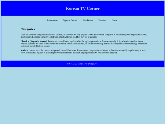 JKA - CGS 2820 - Lab 5 DramaTypes screenshot