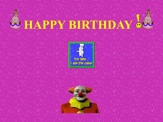 birthday screenshot