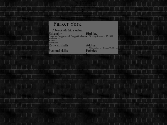 resume screenshot