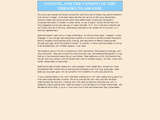Coyote screenshot