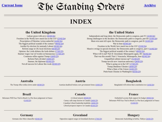Countries screenshot