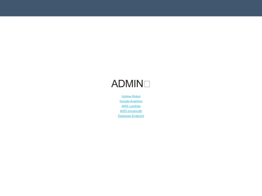admin screenshot