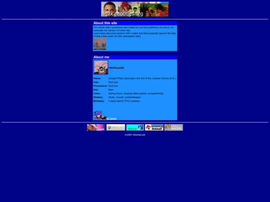 aboutme screenshot