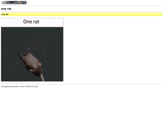 wiki/onerat screenshot