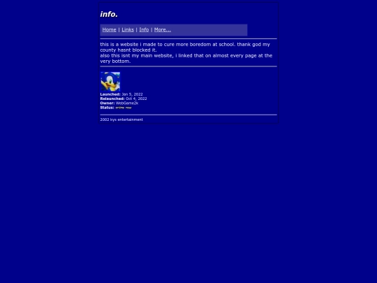 xp3dotbiz/info screenshot