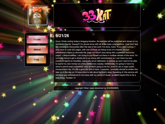 blog screenshot