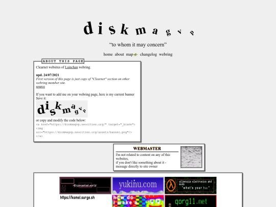 links/webring screenshot