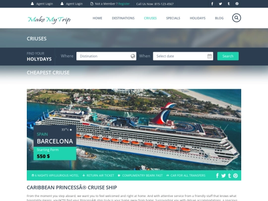 MakeMyTrip/web/criuses screenshot