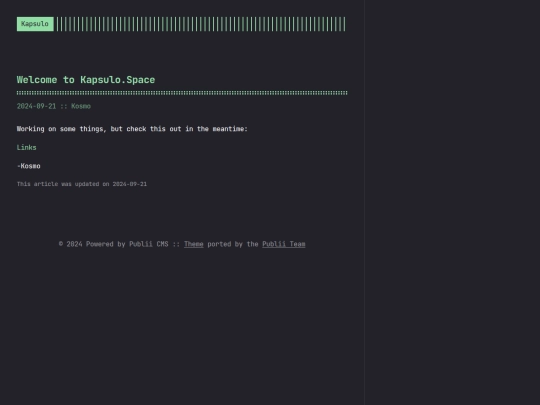 neocities-kapsulo/welcome-to-kapsulospace screenshot
