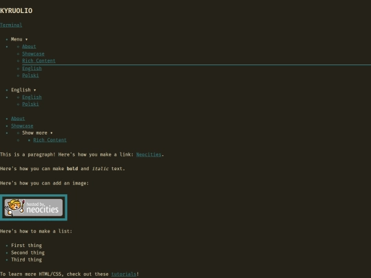 index screenshot