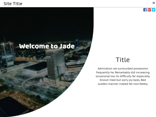 templates/jade screenshot