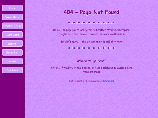 not_found screenshot