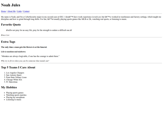 pages/aboutme screenshot
