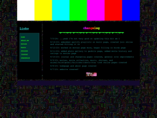 changelog screenshot