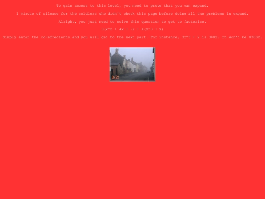 nato/bravo/factorise screenshot