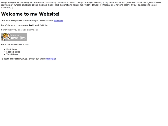 stylemenu screenshot