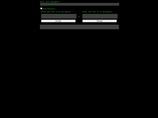 encrypt screenshot