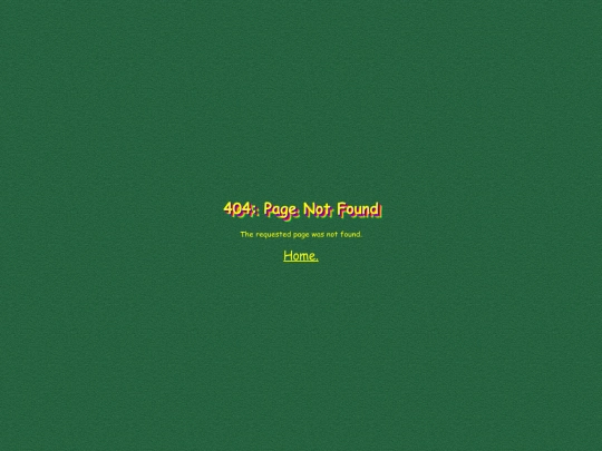 not_found screenshot