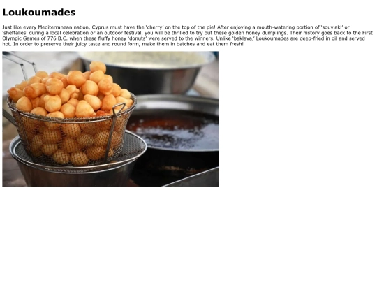 Medhigh/Loukoumades screenshot