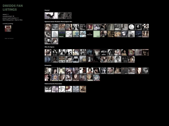 fanlistings/joined screenshot