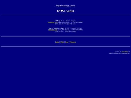 daarch/dos-audio screenshot
