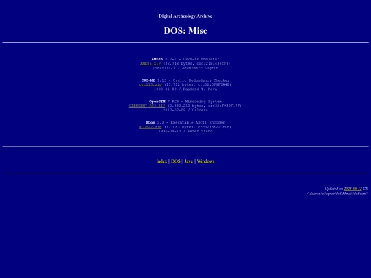 daarch/dos-misc screenshot