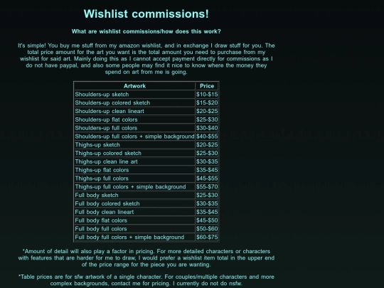 wishlistcomms screenshot