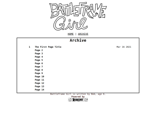 archive screenshot