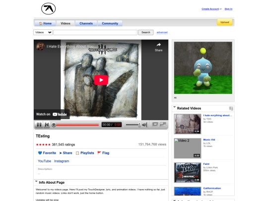 videos screenshot