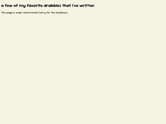 drabbles screenshot