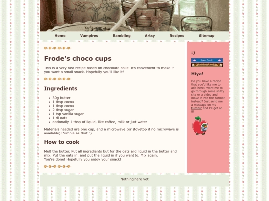 Recipes/choco_cups screenshot