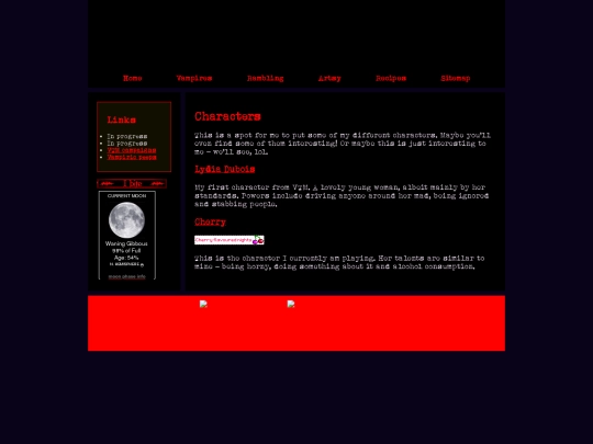 Vampires/characters screenshot