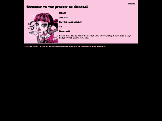 Vampires/characters/Draculaura screenshot