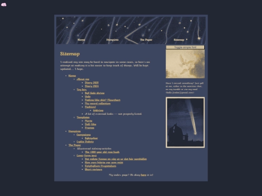 sitemap screenshot
