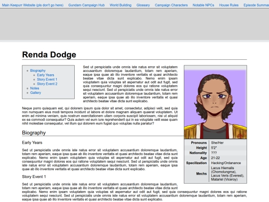 RendaDodgePage screenshot