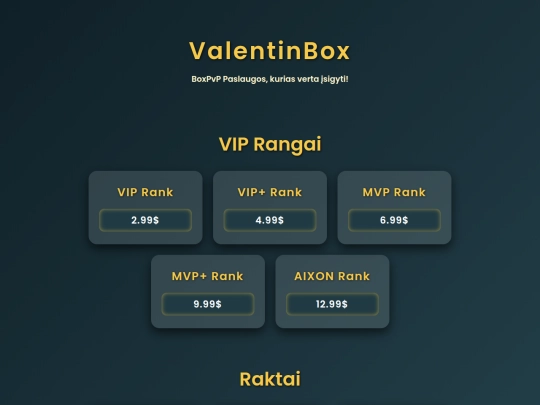 Valentinbox screenshot
