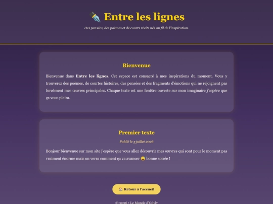 entre-les-lignes screenshot