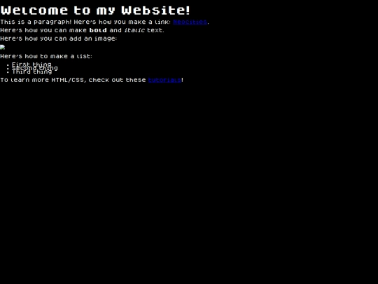 test screenshot