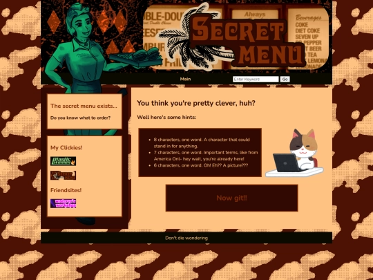 secret/keyword screenshot