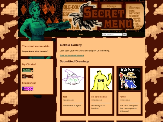 secret/oekaki/archive screenshot